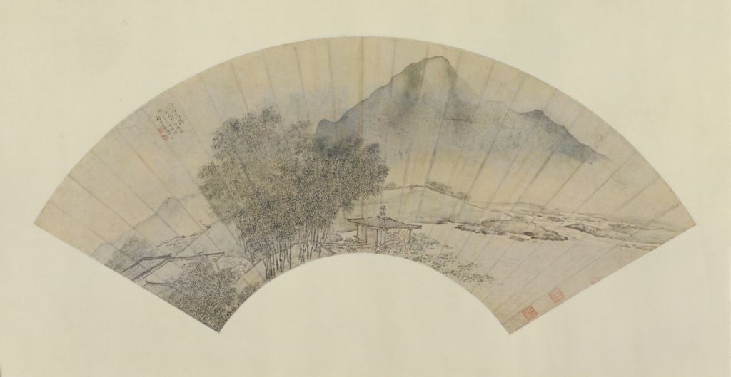 图片[1]-Yuan Yaozhu Stream High Concealed Picture Fan Page-China Archive